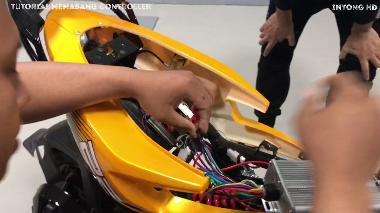 Tutorial memasang controller sepeda  motor  listrik  YouTube