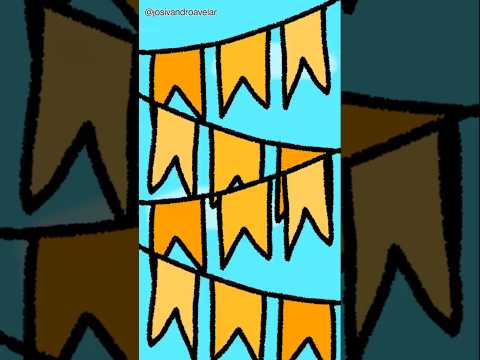 #criatividade - bandeirinhas solares
