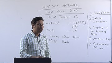 Program Approach: History Test Series for IAS Mains 2018 by Piyush Kumar