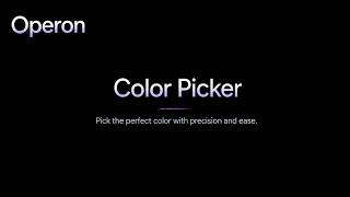 Operon - Color Picker