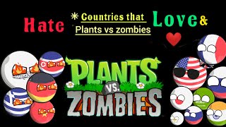countries you love and hate plants vs zombies #france #usacountryball #italy #europe #countryball screenshot 5