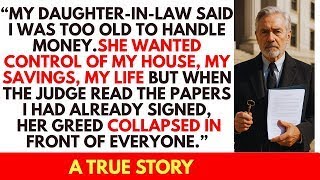 My Daughter-in-Law Said I Was Too Old for Money But the Judge Read the Papers I Signed #familydrama