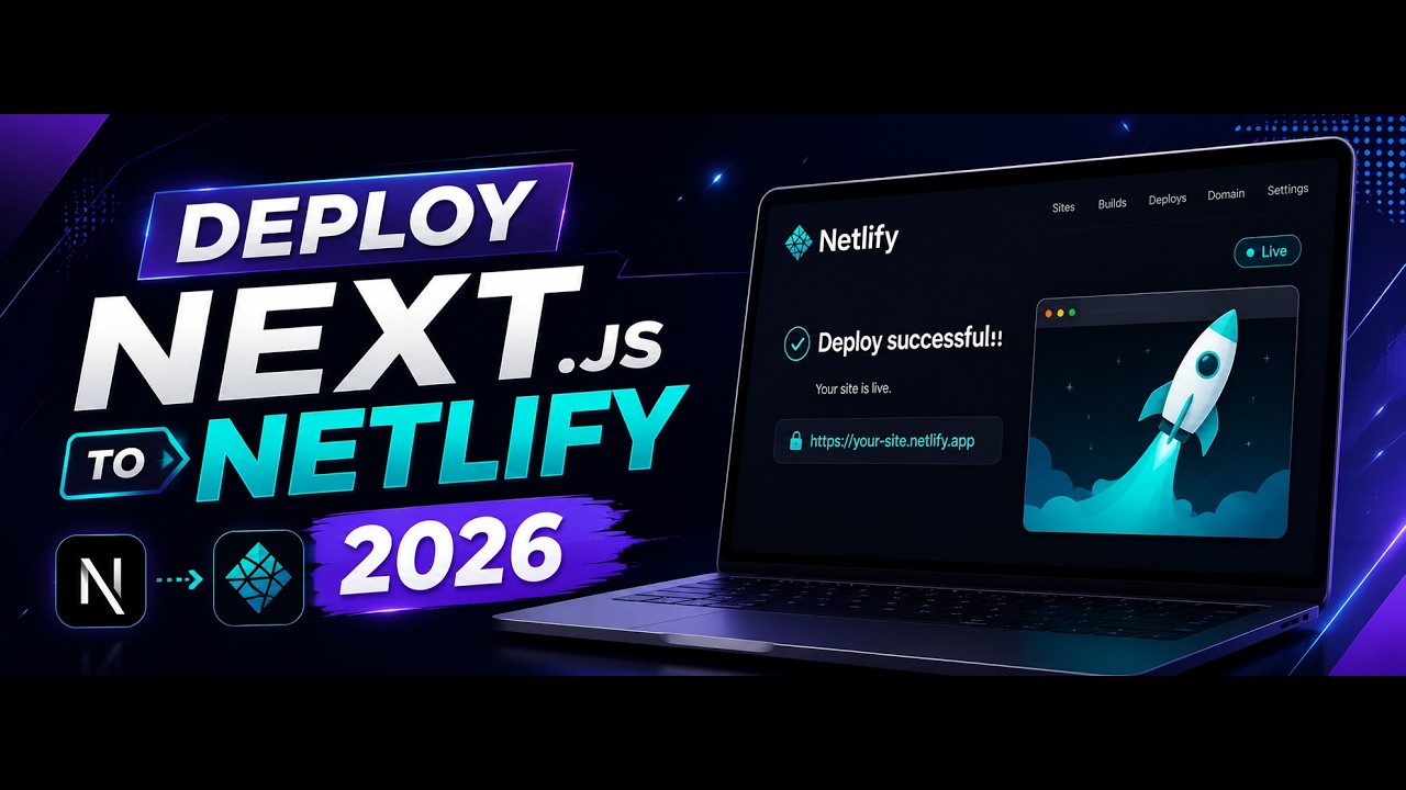Deploy Next.js to Netlify in 2026 - YouTube