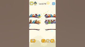 Bird sort color | Level 71-72... #shorts