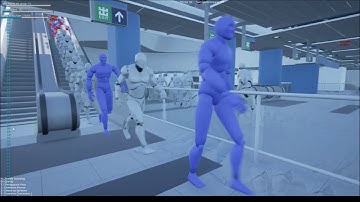 AI Crowd using Navmesh