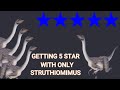 Getting 5 Starts With ONLY Struthiomimus! (Jurassic World Evolution 2)