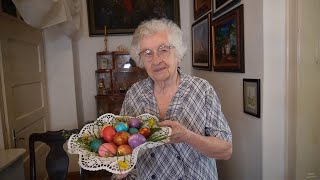 Uskršnji doručak kod bake  Barena šunka, jaja, i salata