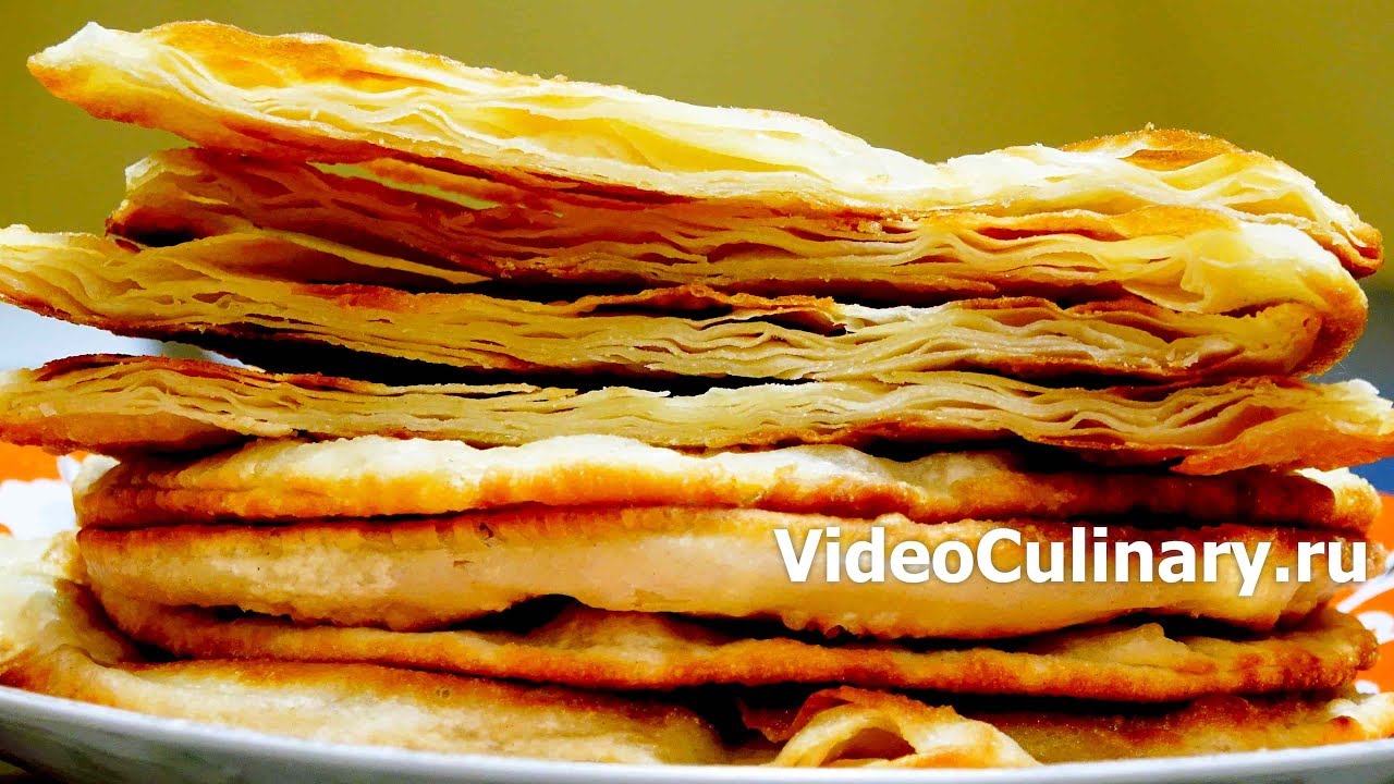 ⁣Узбекские слоёные лепёшки Катлама — Лучший рецепт настоящих узбекских лепёшек от Бабушки Эммы