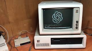 IBM PC/XT (1560) sazinās ar ChatGPT