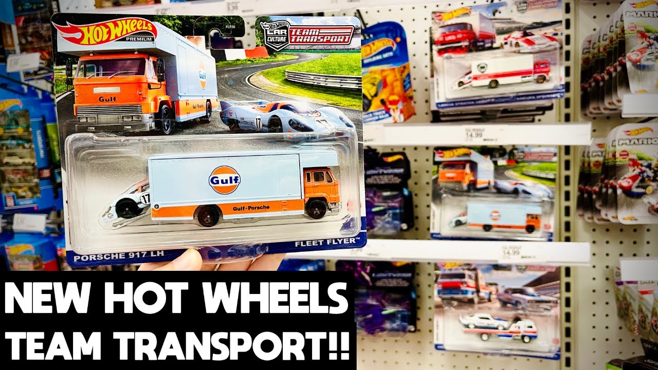 NEW HOT WHEELS TEAM TRANSPORT HAULERS!! MORE TWO CAR SETS!! CYBERPUNK PORSCHE / EVOLUTION AND MORE!!