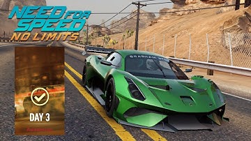Brabham BT62 DAY 3 NFS No Limits ZENITH Gameplay Walkthrough