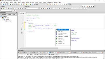 C++ Tutorial - basic input and output using C++