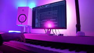 While My Synth Gently Bawls - Synthwave 2025