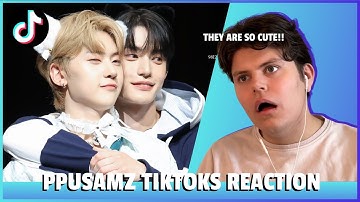 Reacting to PPUSAMZ TikToks Giving CUTE Vibes (Mattwoong, Matthew & Jiwoong Zerobaseone ZB1)