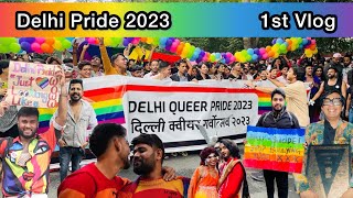 Delhi Queer Pride Parade 2023 || Delhi Pride || Pride Parade || Pride Parade 2023 || 1st Vlog