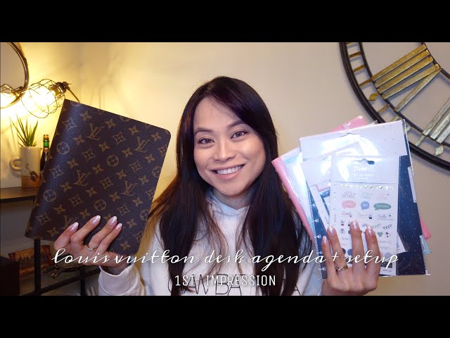 Louis Vuitton Desk agenda in monogram was my first LV agenda. Its purp