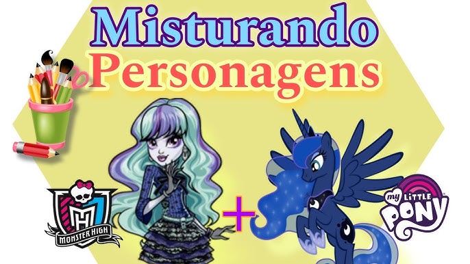 Misturando Personagens C. A. Cupid + Princesa Cadance My little pony & Ever  after High #mlp 