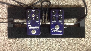 Timmy Overdive v1 vs v2 (both PCB)