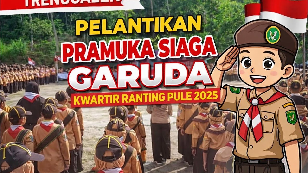 Pelantikan Pramuka Siaga Garuda Kwartir Ranting (Kwarran) Pule Tahun 2025