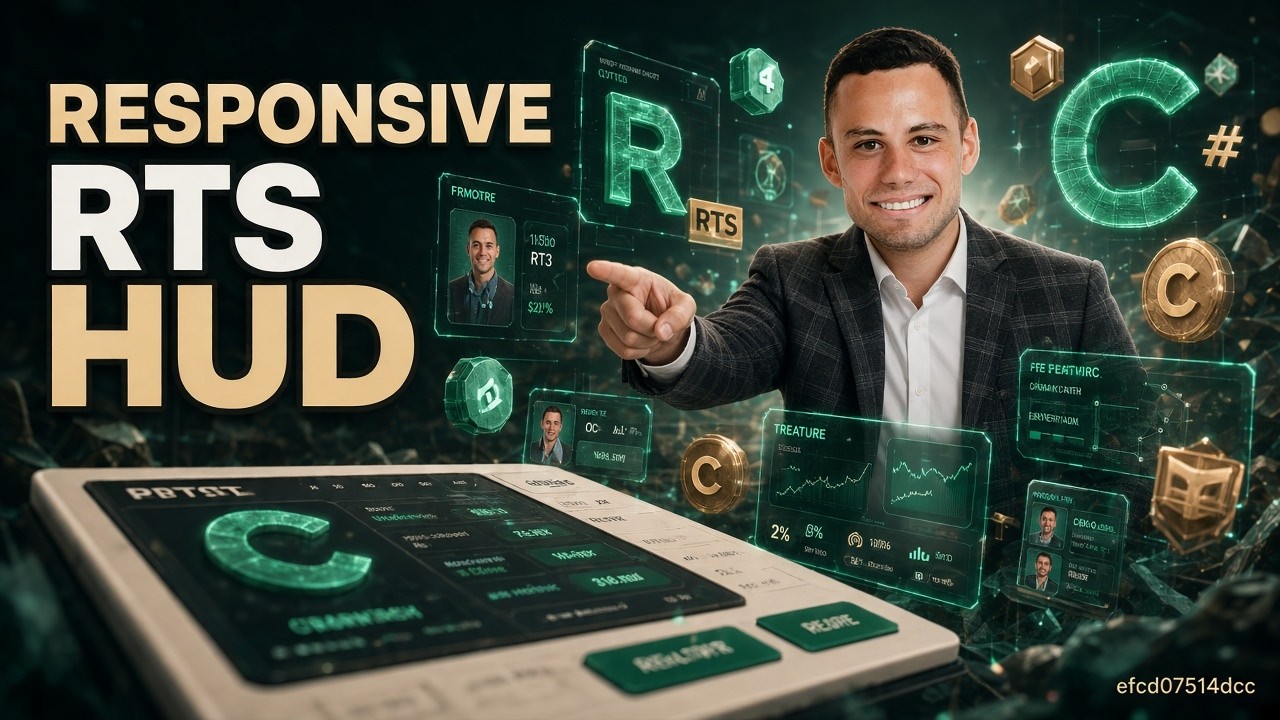 Build a Responsive RTS HUD in Unity with C#, Canvas, TextMeshPro & UI ...