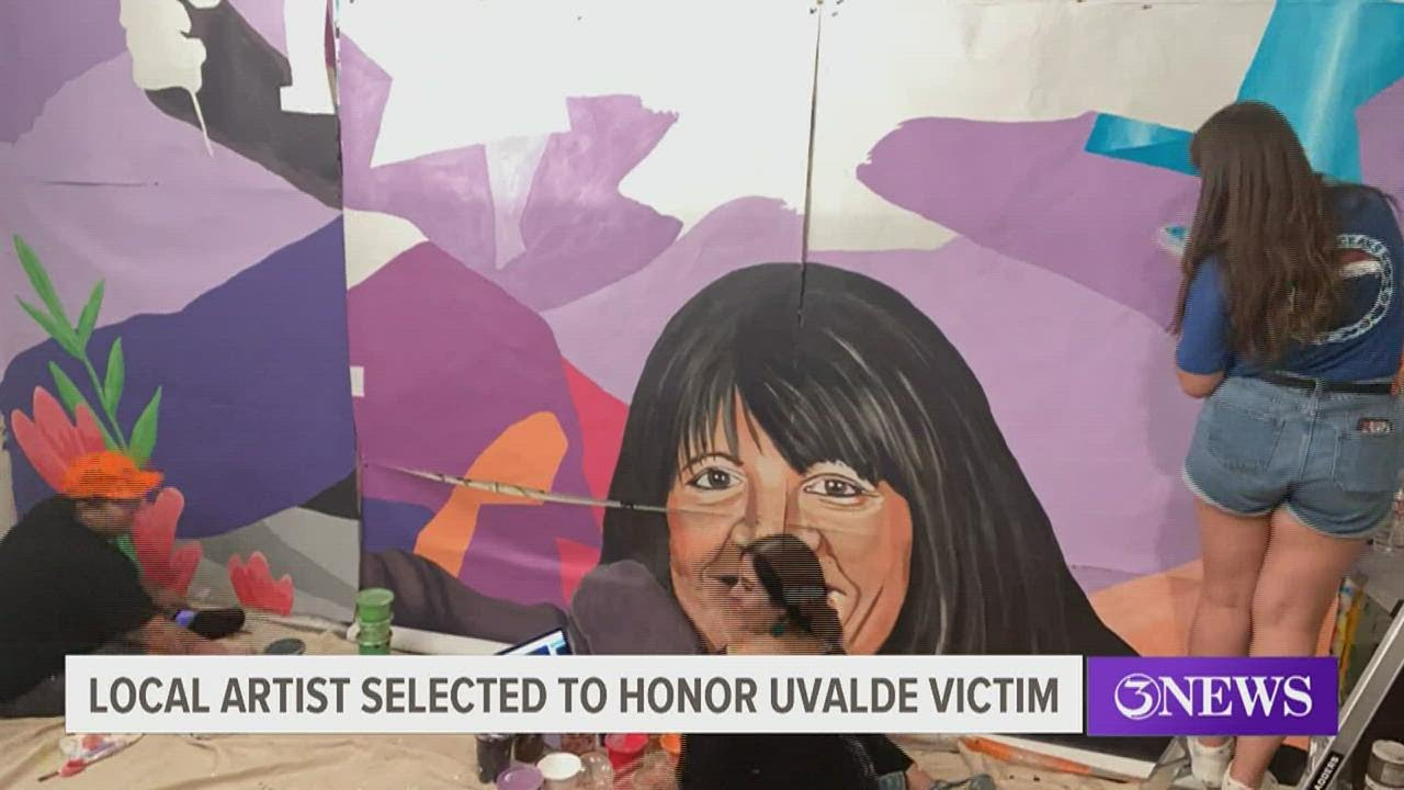 Healing Uvalde South Texas artist completes Eva Mireles mural in