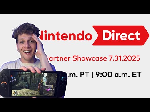 (REACT) NINTENDO DIRECT PARTNER SHOWCASE 31 de julho 2025 Novidades para o Nintendo Switch 2