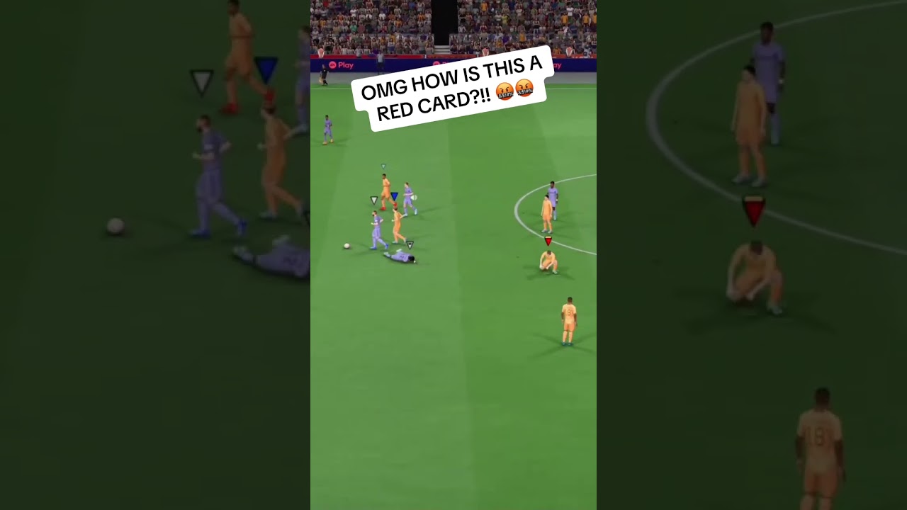 OMG HOW IS THIS A RED CARD?! 