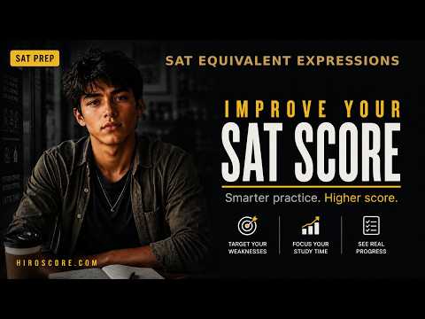 SAT Equivalent Expressions: The Skill You Keep Losing Points On — video walkthrough