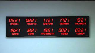 BRG Precision Products 6612I - 10 Zone, Programmable Time Zone Clock