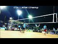 Rakesh raki university top volleyball player