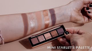 MINI STARLETTE PALETTE LIVE SWATCHES | Natasha Denona Makeup