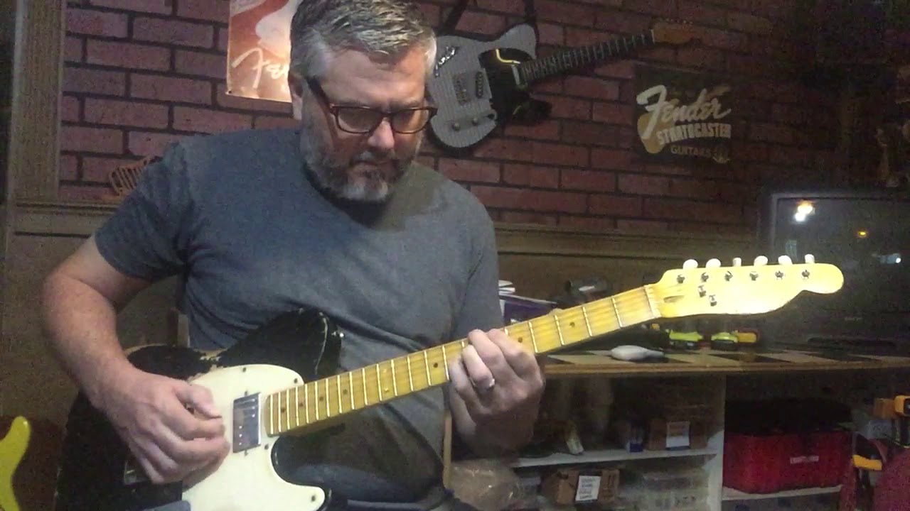 Relic Tele Style Electric Guitar with Guitar Madness pickups by Nate's Relic Guitars