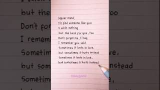 Adele Someone Like You Song S s handwriting s