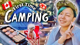 🏕 My First Time Camping as a Vegan with My Best Friends in Canada!