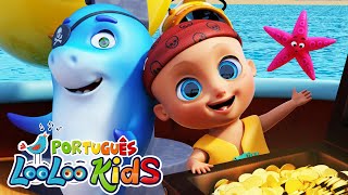 O marinheiro foi para o mar + Hickory Dickory | Músicas Infantis Divertidas - LooLoo Kids Português