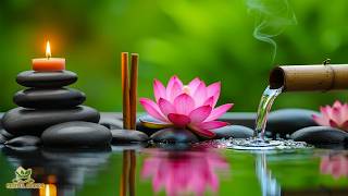 Healing Spa Piano with Bamboo Water Flow 🌿 Relaxing Meditation Music for Deep Sleep & Inner Peace screenshot 1
