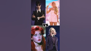 Wednesday vs Barbie vs Ariel vs Enid
