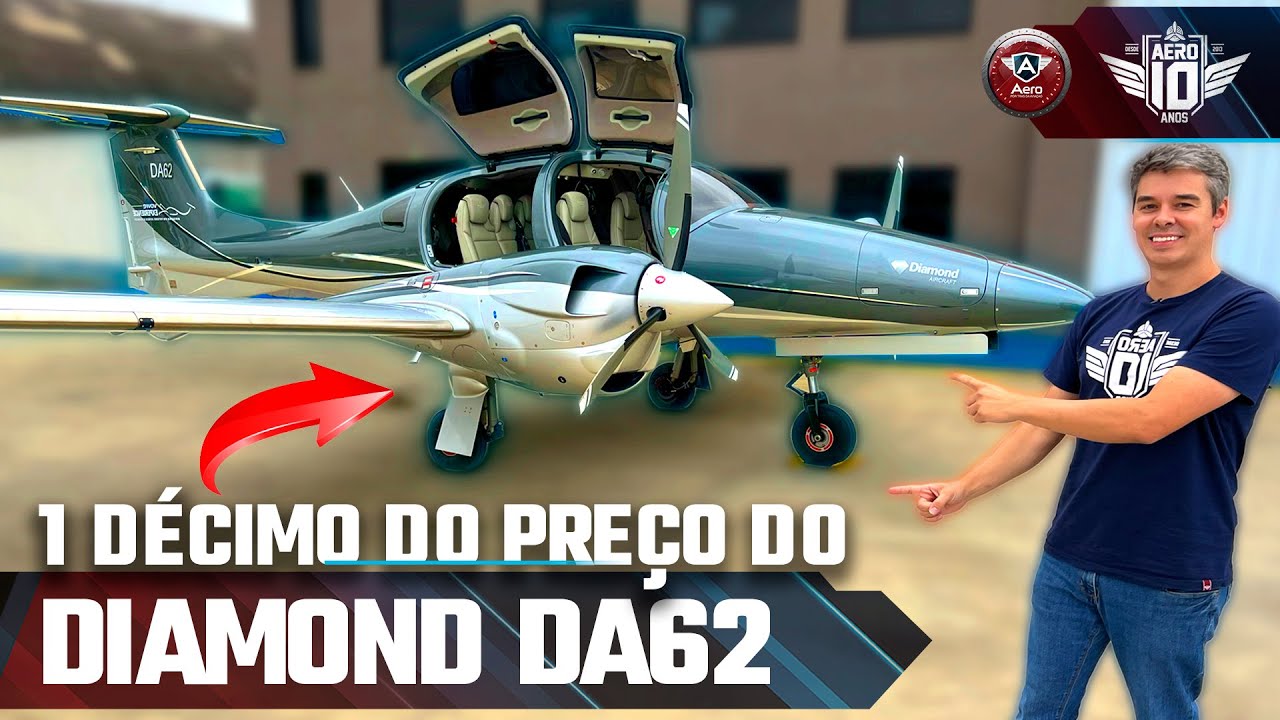 DIAMOND DA62 – Como esse avião PODE CUSTAR POUCO?