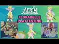 Florabelle day 2 play testing and theory craftingafk journey
