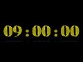 9 Hour Countdown Timer with Alarm & Chapters - Neon - Yellow