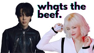 all clips of JIMIN and JEONGYEON interacting