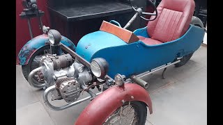 DIY retro tricycle from the heart. First start. Don't miss it (episode four)