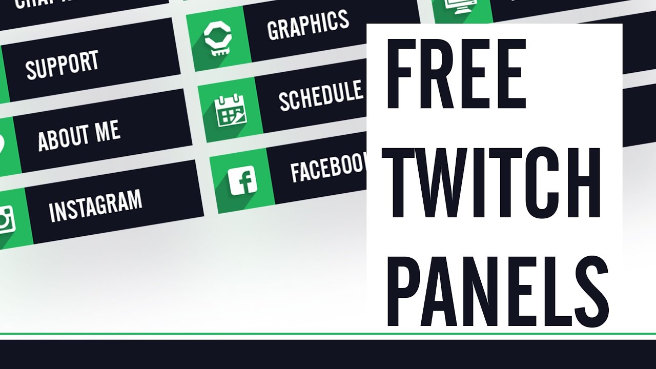 Twitch Panels For Free And Setup Guide Nerd Or Die