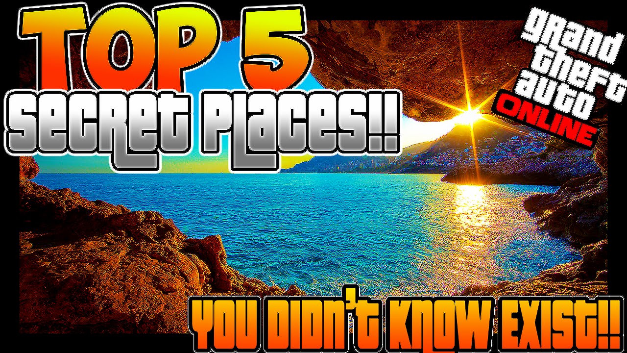 GTA 5 Online: TOP 5 Places You Don't Know Exist! SECRET Locations! (GTA