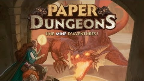 Règles et partie solo du jeu Paper dungeons