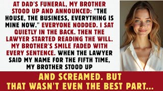 Information At Dad's Funeral, My Brother Said The House Is Mine – Then the Lawyer Read My Name on Everything News