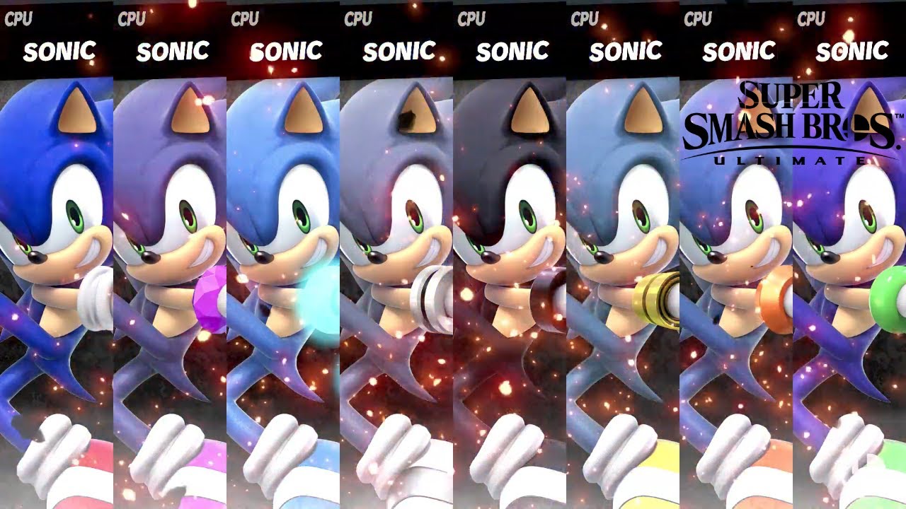 Ultimate Sonic Super Smash Bros Skins