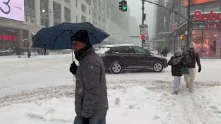 Winter Storm Snow Storm Blizzard Walking Tour Miracle On 34Th Street Nyc Usa Snow Storm 2026