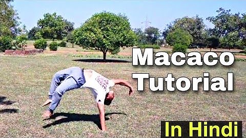 How to do macaco flip || monkey flip || get over come fear Frome back handspring in hindi.