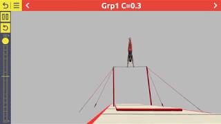 FB Curves on GYMNOVA High Bar screenshot 4